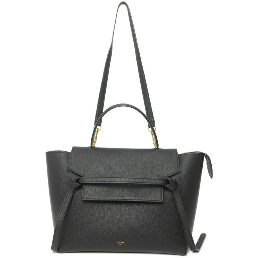 Celine Belt Bag 2way Crossbody Grained Calfskin Leather